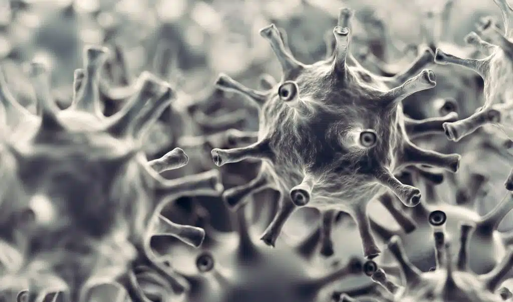 contaminé par un virus